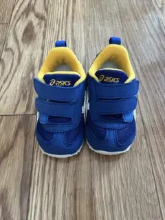 asics ベビーシューズ 13cm ネイビー/イエロー