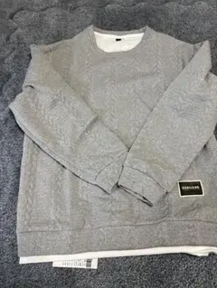 CONVERSE グレー クルーネック スウェット L