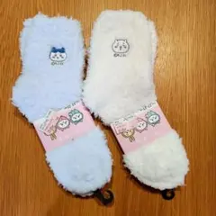 ちいかわ ハチワレ もこもこ靴下 23-25㎝