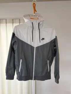 NIKE ナイキ ウィンドランナー ジャケット ホワイト グレー サイズL