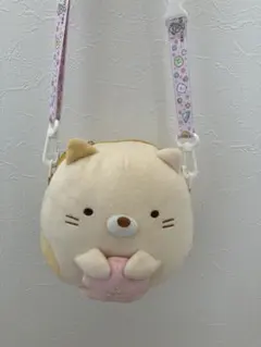 すみっコぐらし　ネコ　ぬいぐるみバッグ