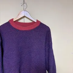 美品　RAGEBLUE ニット　ボーダーレッド　size Mのサムネイル