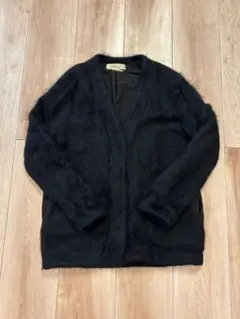 snidel ブラック　シャギー　コート
