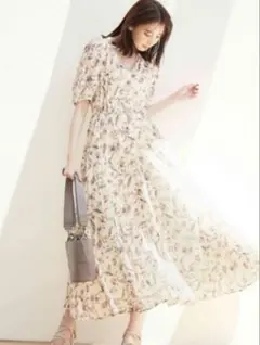 tocco closet フラワーラッフルフリルワンピース 野口衣織 着用 - メルカリ