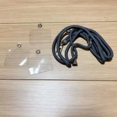 未使用　スマホストラップ ストラップ 首掛けストラップ ダークグレー　タグ3枚