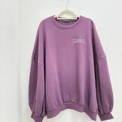 【INGNI 】イング　パープル オーバーサイズ スウェット