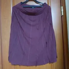 エスピエ　バーガンディ プリーツスカート サイズ40