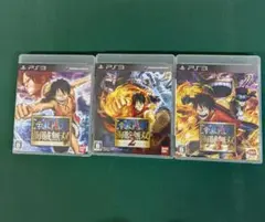 PS3 ワンピース 海賊無双1・2・3 3本セット 動作確認済
