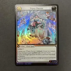 Topsy Decree FOIL grand archive
