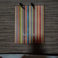Paul Smith ショップ袋 マルチストライプ