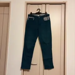 TITICACA デニムパンツ グリーン Lのサムネイル