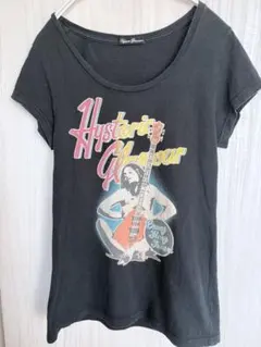 Hysteric Glamour 半袖Tシャツ ギター プリント