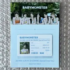 babymonster ベビモン IDカード アサ オフイベ オフライン トレカ