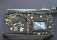 合馬公式アカウント1様専用　デニム刺繍筆箱 コンパクト