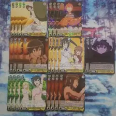 ヴァイスシュヴァルツ ダンまち R / PR 黄色 セット