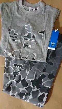 カモ柄 Ｓ セット】adidas originals Tシャツ スウェットパンツ