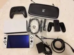 Switch有機EL ホワイト　プロコン付き