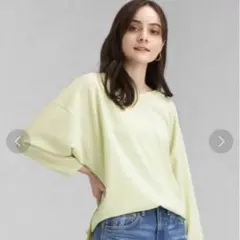 【美品】グリーンレーベルリラクシング　長袖　ブラウスのサムネイル