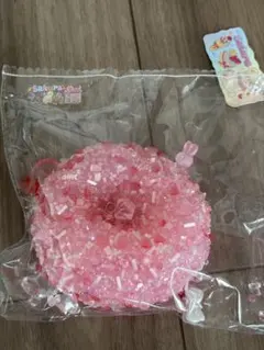 未使用！SAKURAスクイーズ　両面シャリシャリ　ドーナツ　ココオイル　ピンク
