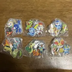 ポケットモンスター 30周年　旅立ちの３匹　アクリルスイング6個セットバラ売り可