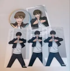 アニメーション　呪術廻戦展　クリアカード　フォト風カード　缶バッジ　灰原雄