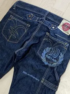 YEN JEANS 平成18年10周年記念　希少 サイズ36 XXL 春夏向きのサムネイル