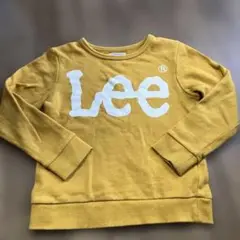 Lee ロゴプリント トレーナー マスタード