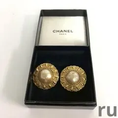 CHANEL シャネル フェイクパール イヤリング アクセサリー 小物