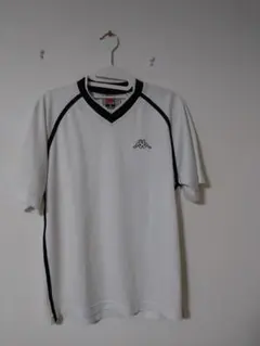 Kappa Vネック スポーツTシャツ ホワイトのサムネイル