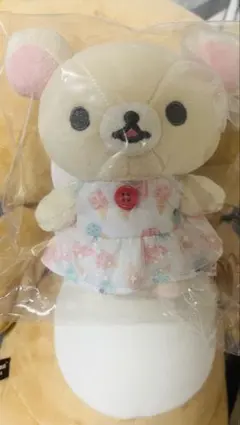 厳選 コリラックマ tiny tiny ぶらさげぬいぐるみ ホワイト - メルカリ