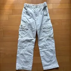 美品 GAPキッズカーゴパンツ 12 ベージュコットン