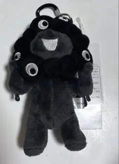 【新品タグ付き】黒ミャクミャク 立ち カラビナ　大阪万博　ぬいぐるみ
