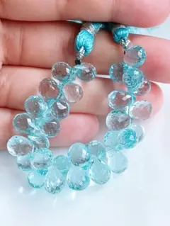 14kgf ブルートパーズピアス♡