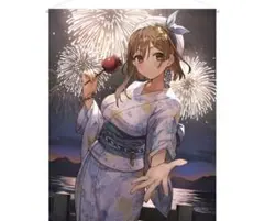 5周年記念ライザくじ ライザのアトリエ3 B2タペストリー 夏色花火 