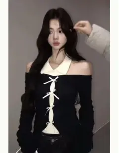 SHIEN トップス レディース フリーサイズ シズニルック 韓国 ワンホン