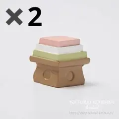 ナチュラルキッチン　ひな祭り　桃の節句　オブジェ　2点セット
