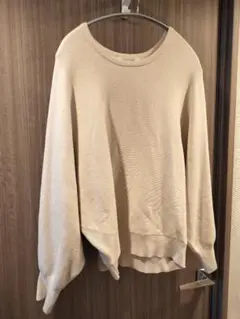 AMERICAN HOLIC ホワイトベージュ 長袖ニット M