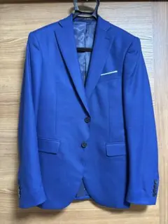 ZARA ビジネスジャケット 青 EUR 44 美品