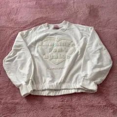 RiccaRicca 立体文字トレーナー