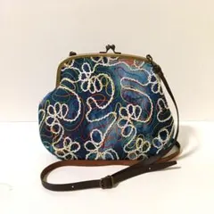 Handmade がま口 ショルダーバッグ 蝶々柄 藤井風 バッグ - メルカリ