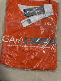 Kappa オレンジシャツ Oサイズ メッセージプリント新