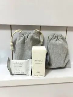 インプレア クレンジングオイルとフェイシャルバー2個セット 巾着付き