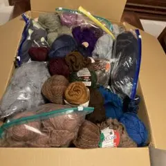 毛糸セット（多色・ジップロック入り）