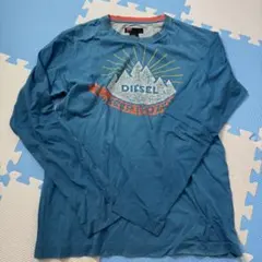 DIESEL 長袖カットソー Sサイズ 青