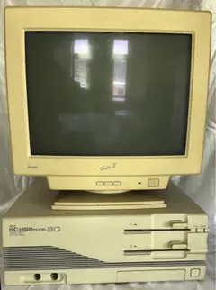 【ジャンク品】iiyama MF-8617E+NEC PC-9801BA2セット