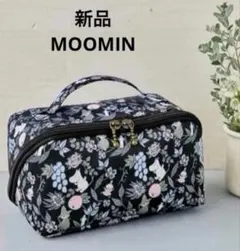 MOOMIN リトルミー ムーミン 水玉模様のボックス型バッグ ポーチ旅行 