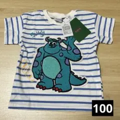 【新品未使用】100cm モンスターズインク サリー 刺繍 Tシャツ