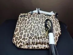 ビームス レオパード 巾着バッグ トートバッグ ポシェット｜雑誌付録