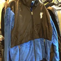 Bロゴ ジップアップジャケット 青黒