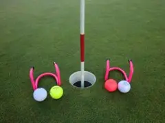 素敵なピンク色　カートに簡単セット出来サブバックを吊るためのホルダーです